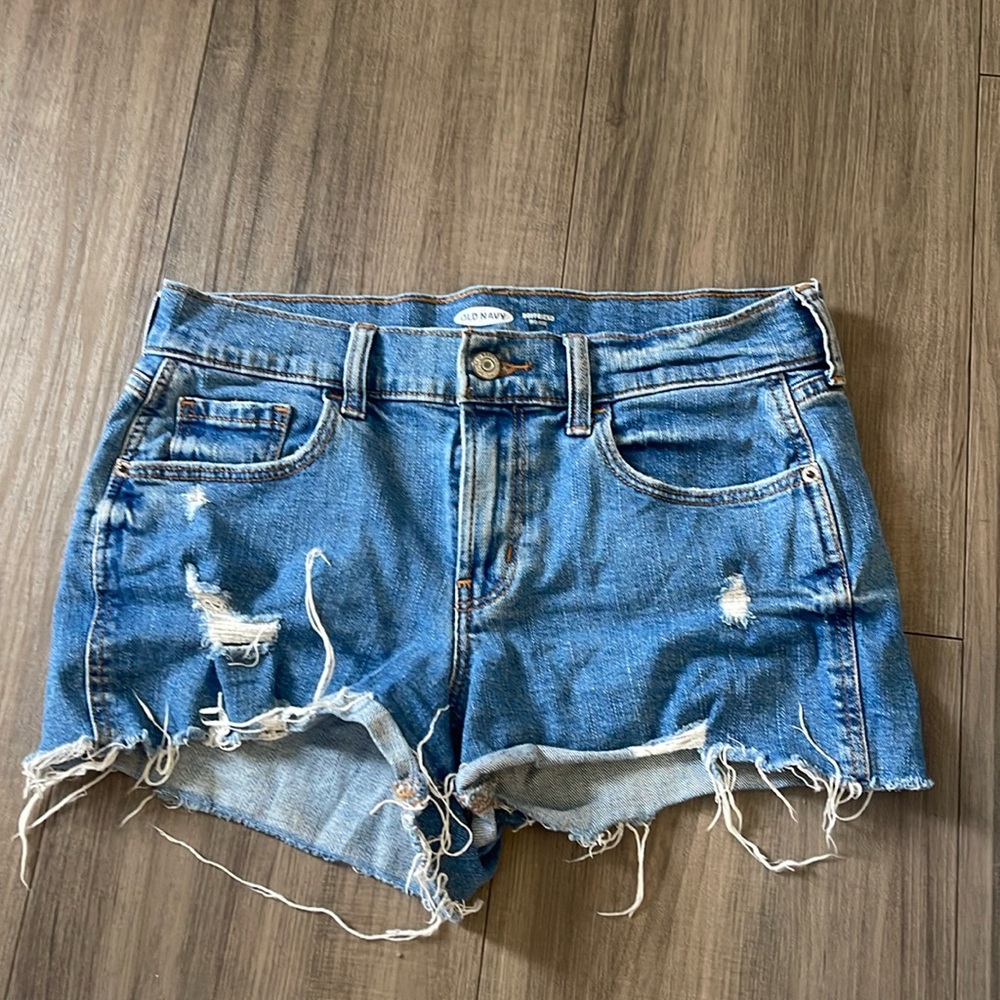 Boyfriend Mid Rise - Blue shorts